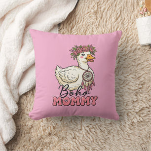 Coussin Maman oie Boho mignonne