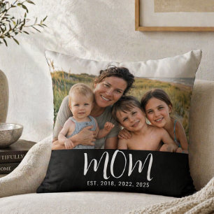 Coussin Maman personnalisée écriture moderne établie Photo