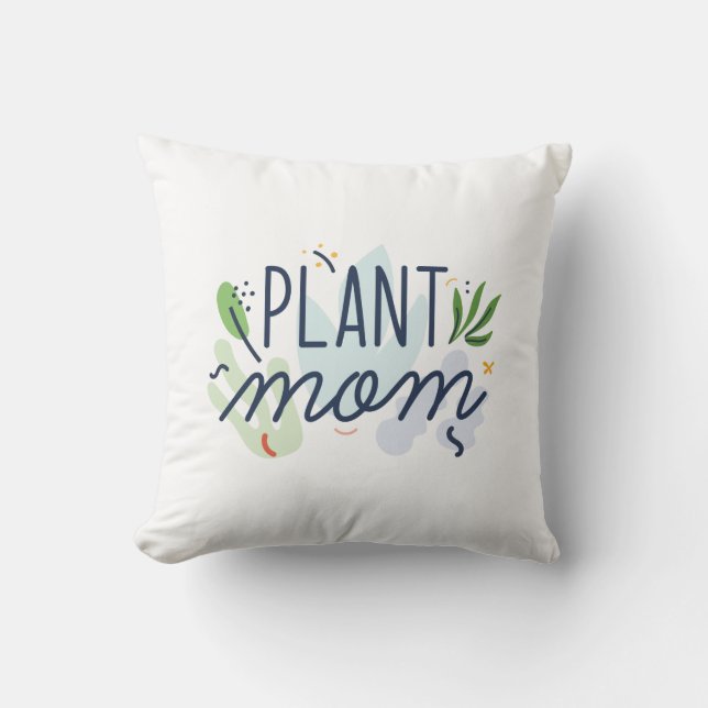Coussin Maman plante (Recto)