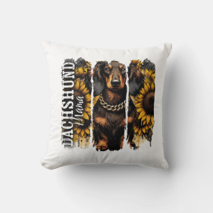 Coussin Maman teckel