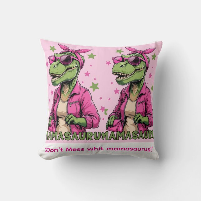 Coussin Mamasaurus  (Recto)