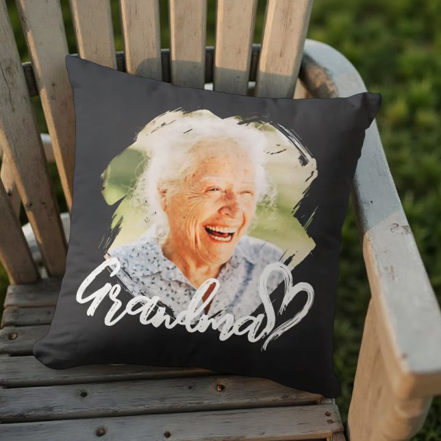 Coussin Mamie Cool Moderne Grunge (Créateur téléchargé)