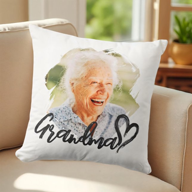 Coussin Mamie Cool Moderne Grunge (Créateur téléchargé)