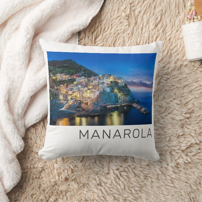 Coussin Manarola Cinque Terre La Spezia Italie Panorama (Couverture)