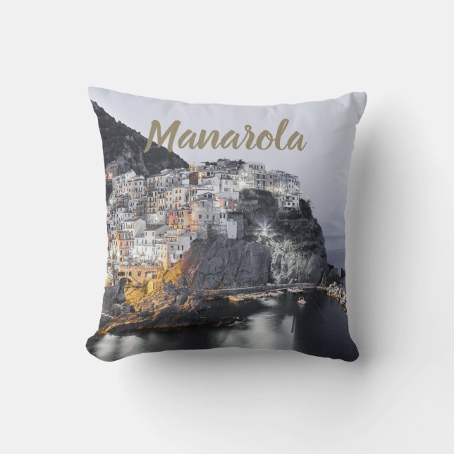 Coussin Manarola Cinque Terre Ligurie Italie Beaux-Arts ca (Recto)
