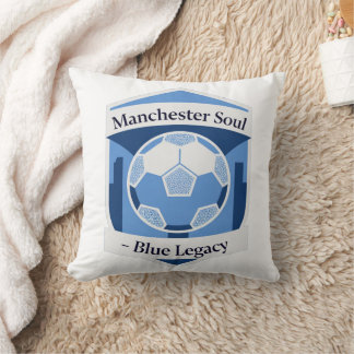 Coussin Manchester Heritage Soccer City, Cadeau de footbal