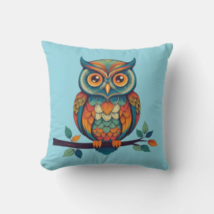 Coussin Mandala Chouette