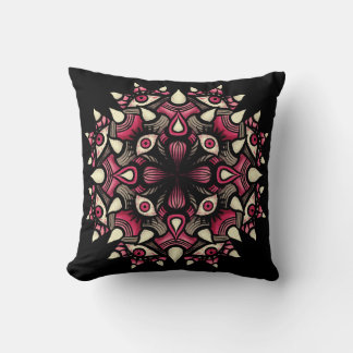 Coussin Mandala de l'Œil Gothique Rose