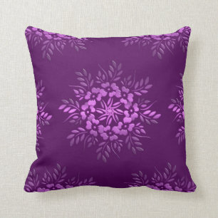 Coussin Mandala. floral ethnique