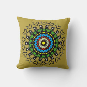 Coussin Mandala floral sans couture