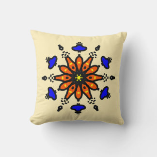 Coussin Mandala Soleil Gras