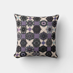 Coussin Mandala vintage Floral : Coloré sans joint