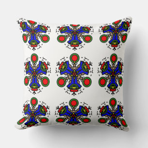 Coussin Mandala zen cobalt