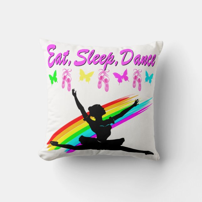COUSSIN MANGER, DORMIR, DANSE BALLERINA DESIGN (Recto)
