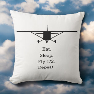 Coussin Manger Dormir Voler 172 Répéter Avion