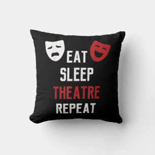 Coussin Mangez le sommeil après la répétition - Musical Br