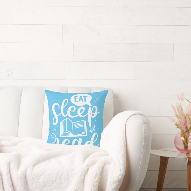 Coussin Mangez le sommeil lire le livre Lover (Canapé)