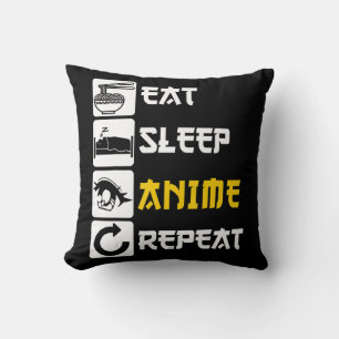 Coussin Mangez Sleep Anime Répéter Manga Japon Dire Cospla