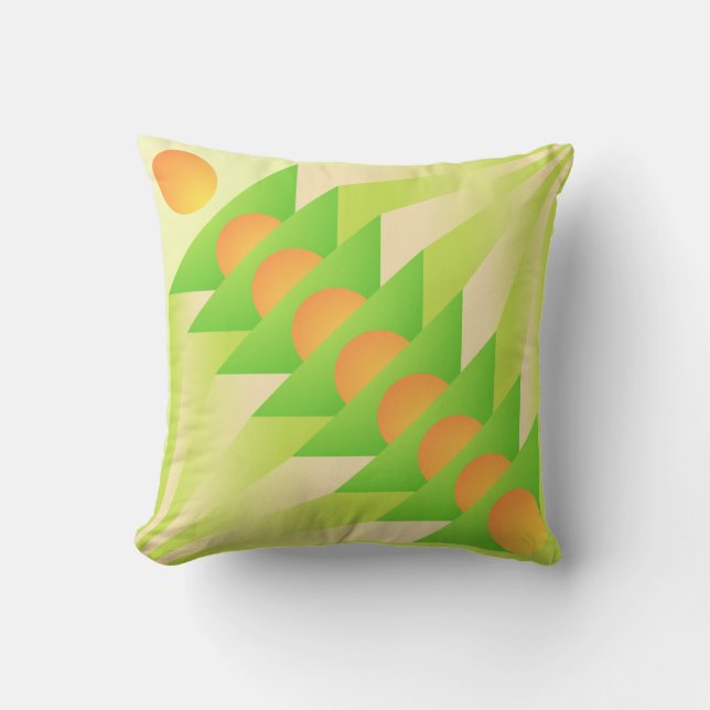 Coussin Mango Tiré À Travers Banana (Recto)