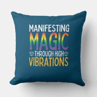 Coussin Manifester La Magie À Travers De Hautes Vibrations