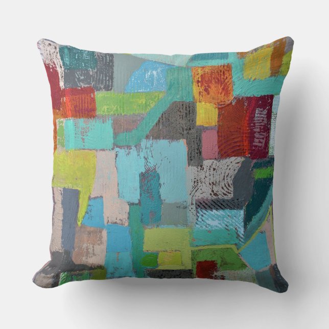Coussin Manteau de plusieurs couleurs 20 x 20 Poly Throw P (Recto)