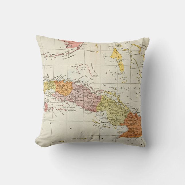 COUSSIN MAP : CUBA, 1900 (Recto)