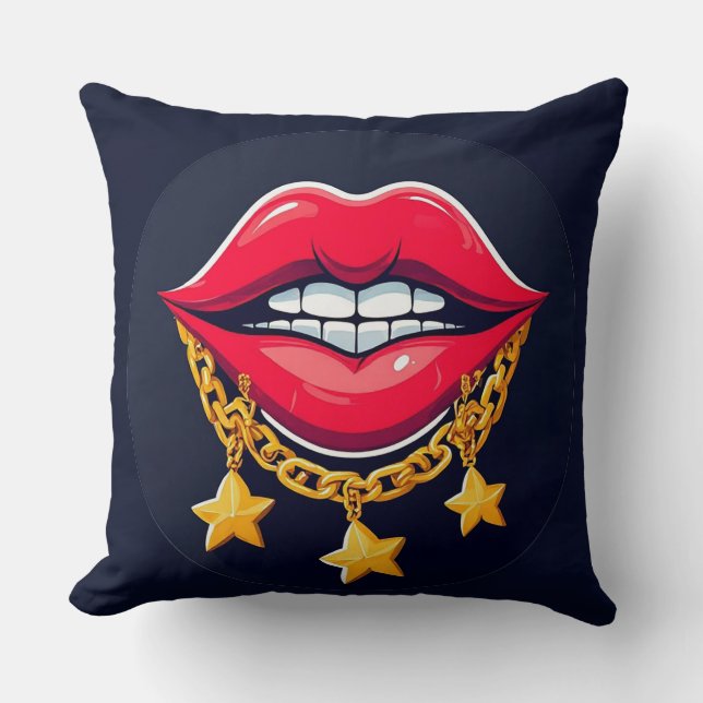Coussin 🌸 Maquillage Brillance pour les Lèvres Chaîne Gla (Recto)