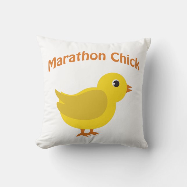 Coussin Marathon Chick (Recto)