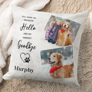 Coussin Marble Pet Perte Keepsaké Pet Dog Memorial