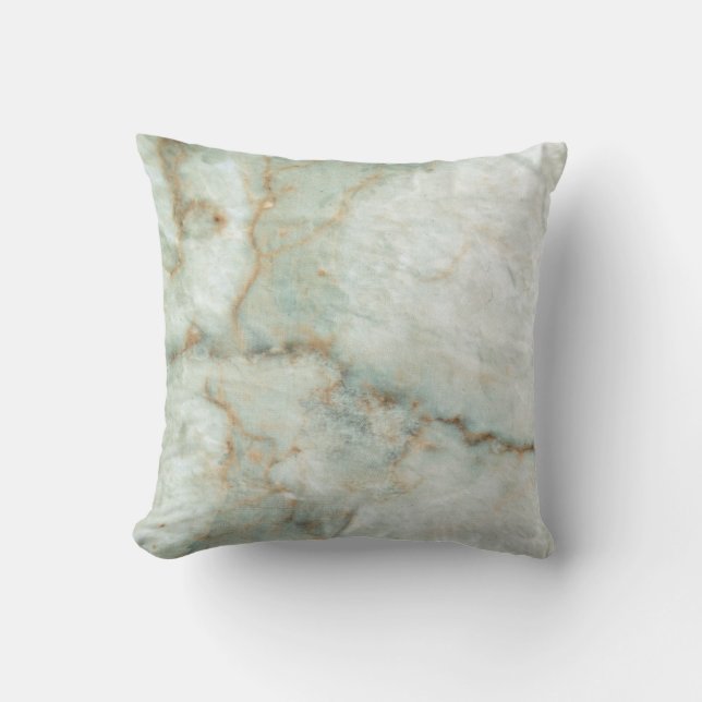 Coussin Marbre blanc (Recto)