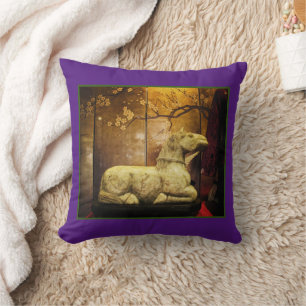 Coussin Marbre Chinois Cheval Design