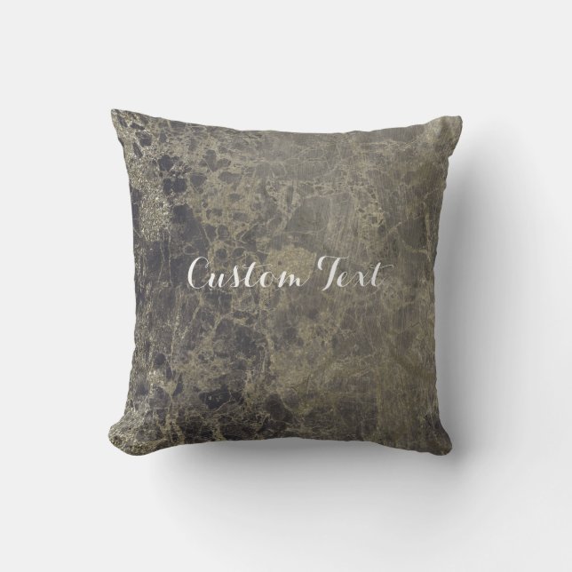 Coussin Marbre de verre Granite Shimmer Style design éléga (Recto)