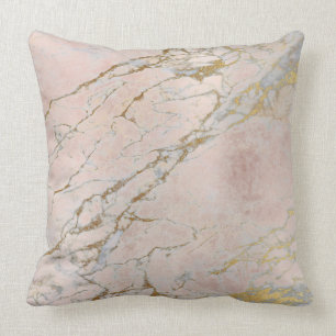 Coussin Marbre rose rose rose rose rose rose en poudre
