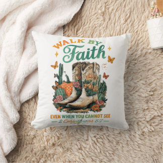 Coussin Marche Par La Foi...