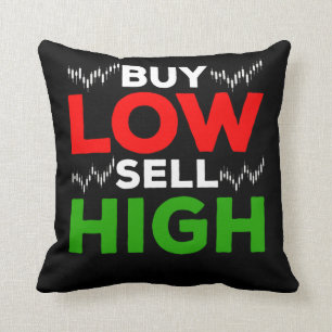 Coussin Marché Stock Forex Trader Acheter Vendre Élevé