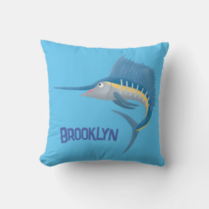 Coussin Marée de plaisance de l'espadon