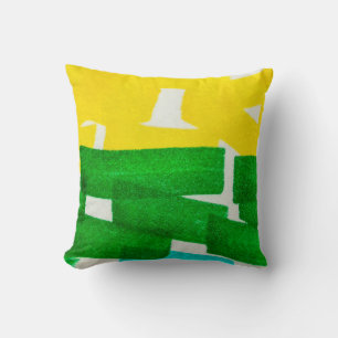 Coussin Marée Lilac Boho Poignée À La Main. Fuchsia Hot 