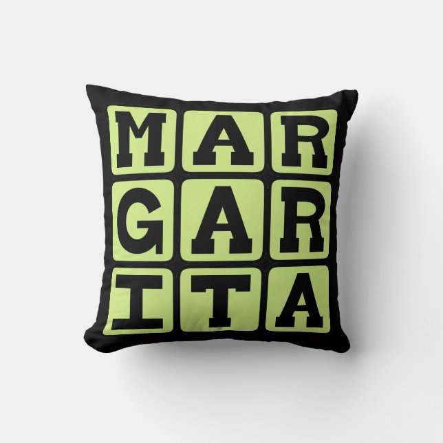 Coussin Margarita, Boisson mélangée à la Tequila (Recto)