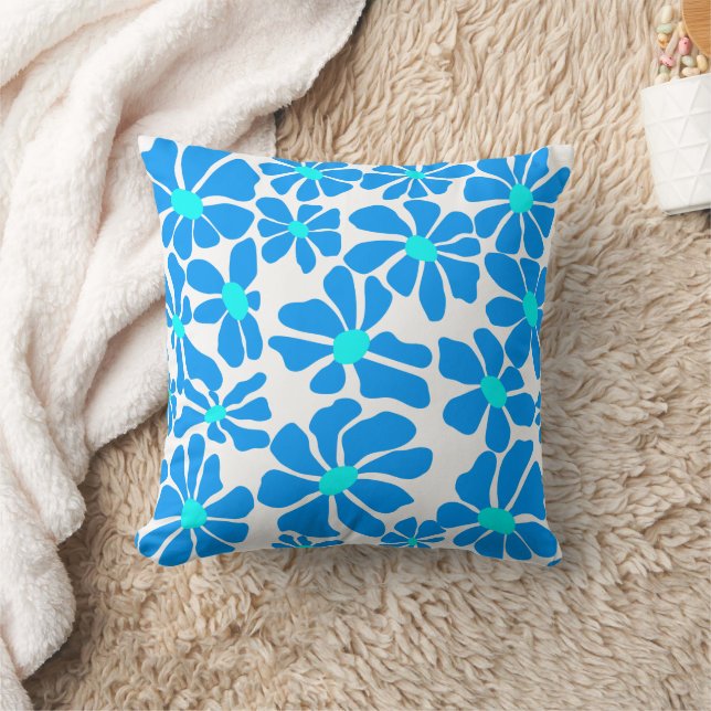 Coussin Marguerite en 2 teintes B02.bblue (Couverture)