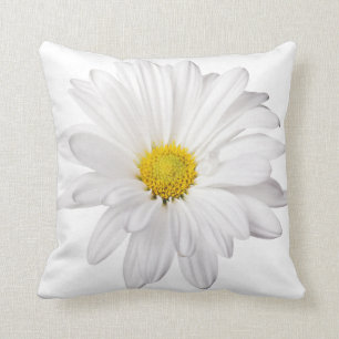 Coussin Marguerites customisées par arrière - plan de