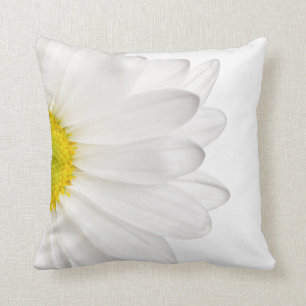 Coussin Marguerites customisées par arrière - plan de