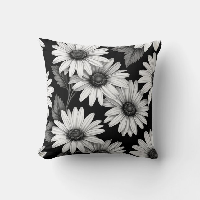 Coussin Marguerites de rêve (Recto)