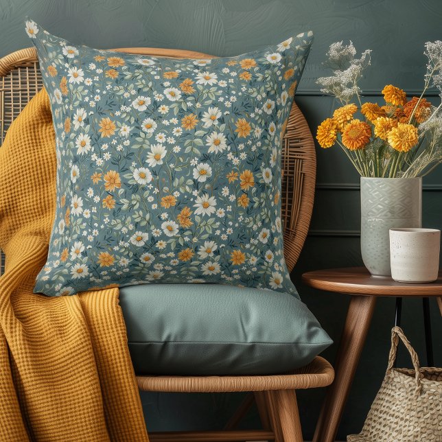 Coussin Marguerites sauvages (Créateur téléchargé)