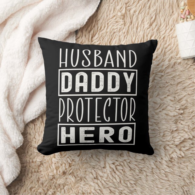 Coussin Mari Daddy Protector Hero Vétérinaire Papa (Couverture)