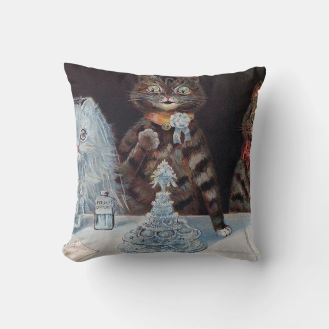 Coussin Mariage de chat, Mariage, Mariée, Mariée, Louis Wa (Recto)