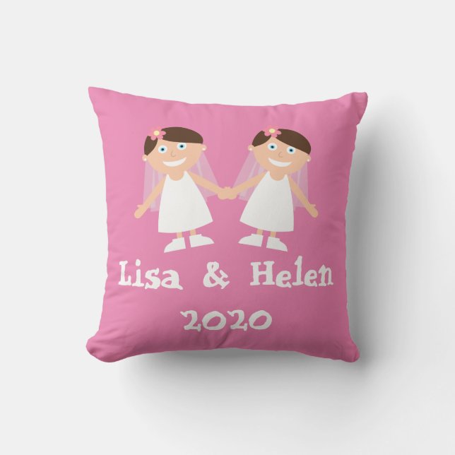 Coussin Mariage gay (Recto)