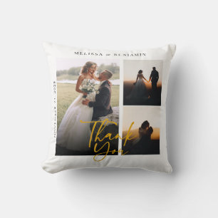 Coussin Mariage Photos Collage Merci Keepsaké