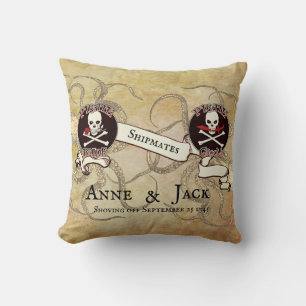 Coussin Mariage pirate