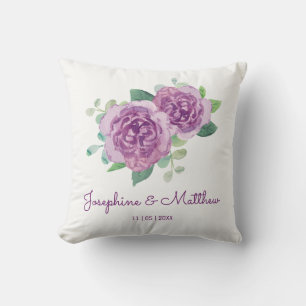 Coussin Mariage Rose violet