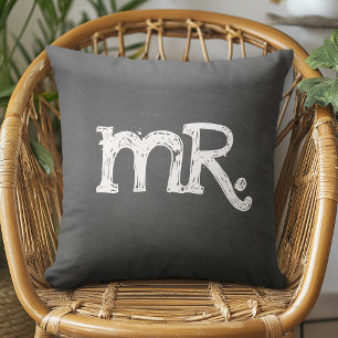 Coussin Mariage Tableau Noir M. Monsieur